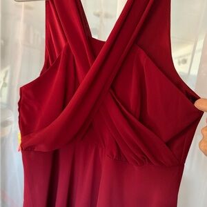 Forever 21 Red Backless Dress